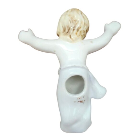 Italian Porcelain Hand Painted Child Jesus - Picture 6 of 10